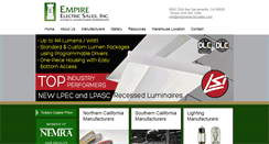 Desktop Screenshot of empireelectricsales.com