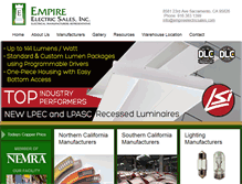 Tablet Screenshot of empireelectricsales.com